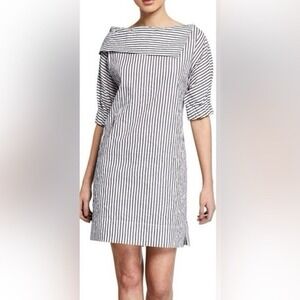 Finley Women's Striped Spectator Shirt Dress Small Summer Beach Party Coastal